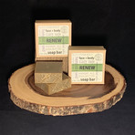 RENEW // Hemp Oil & Hemp Seed Herbal Soap // 2 Pack