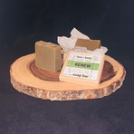 RENEW // Hemp Oil & Hemp Seed Herbal Soap // 2 Pack