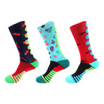 Monster Athletic Socks II // Multicolor // Pack of 3