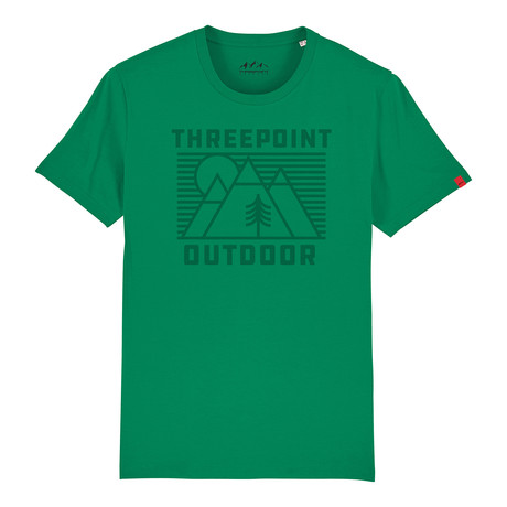 Outdoor Lines T-Shirt // Varsity Green (S)