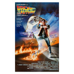 Cast Autographed // 1985 Back To The Future Movie Poster