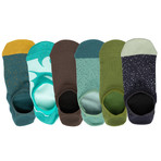 Patton No Show Socks // Pack of 6 (Small)