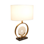 Sphere Table Lamp // Gold