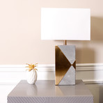 Triumph Table Lamp // White