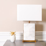 Reign Table Lamp // White