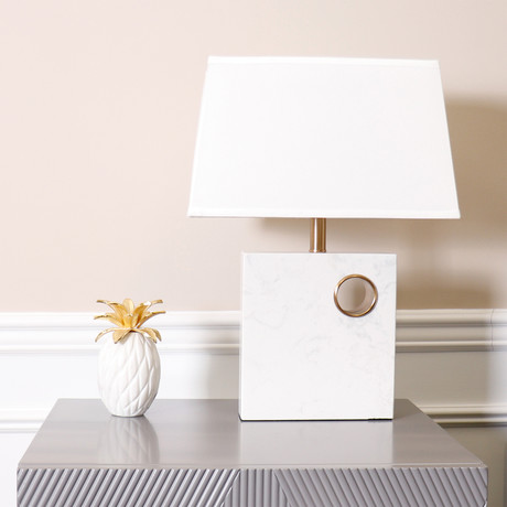 Verona Table Lamp // White