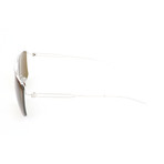 Men's CK8051 Sunglasses // Shiny Nickel