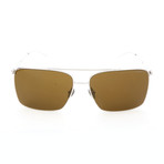 Men's CK8051 Sunglasses // Shiny Nickel
