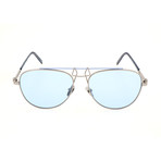 Unisex CKNYC1812 Sunglasses // Silver + Blue II