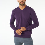 Zolia Sweater // Purple (Small)