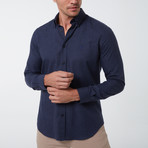 Frantz Button-Up Shirt // Navy (S)