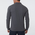 Alvise Long Sleeve Polo // Anthracite (S)
