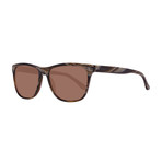 Men's Trapezium Sunglasses // Brown + Brown