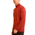 Johnson Half Turtleneck Sweater // Rose (M)