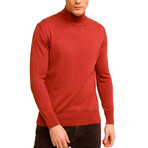 Johnson Half Turtleneck Sweater // Rose (XL)