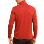 Johnson Half Turtleneck Sweater // Rose (2XL)