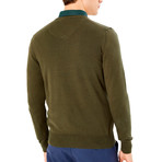 Roosevelt Sweater // Khaki Green (XL)