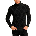Tom Turtleneck Sweater // Anthracite (L)