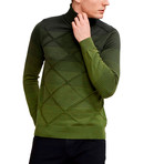 Samuel Turtle Neck Sweater // Khaki Green (L)