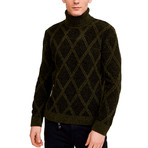 Tom Turtleneck Sweater // Dark Khaki (XL)
