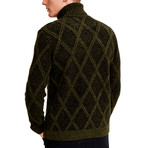 Tom Turtleneck Sweater // Dark Khaki (XL)