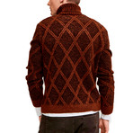 Tom Turtleneck Sweater // Brick (M)