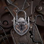 GKL0102 // Istanbul Necklace // Black + Silver (S-M)