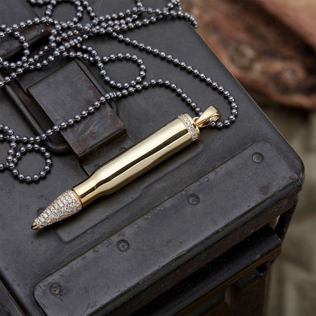 GKL0146 // Bullet Necklace  // Gold (XS-S)