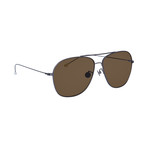 Men's AD48C3 Sunglasses // White Gold + Silver