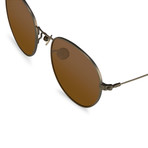 Men's AD28C3 Sunglasses // White Gold + Silver