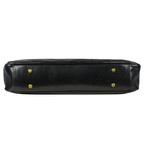 The Little Prince // Leather Briefcase Laptop Bag // Black (Cognac)