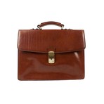 Arthur // Leather Briefcase // Brown