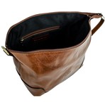 Autumn Leaves // Leather Toiletry Bag // Light Brown