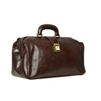 The Pursuit Of Love // Leather Doctor Bag // Dark Brown