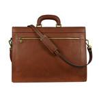Invisible Man // Leather Briefcase // Brown
