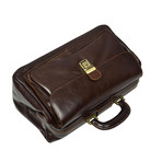 The Pursuit Of Love // Leather Doctor Bag // Dark Brown