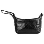 Autumn Leaves // Leather Toiletry Bag // Black