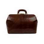 Hamlet // Leather Doctor Bag (Brown)