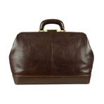 Hamlet // Leather Doctor Bag (Brown)