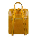 Clarissa // Women's Leather Backpack // Yellow
