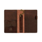 The Diary Of A Nobody // Leather Journal + Refillable Notepad (Brown)