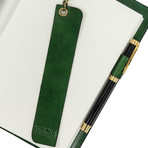 The Diary Of A Nobody // Leather Journal + Refillable Notepad (Green)