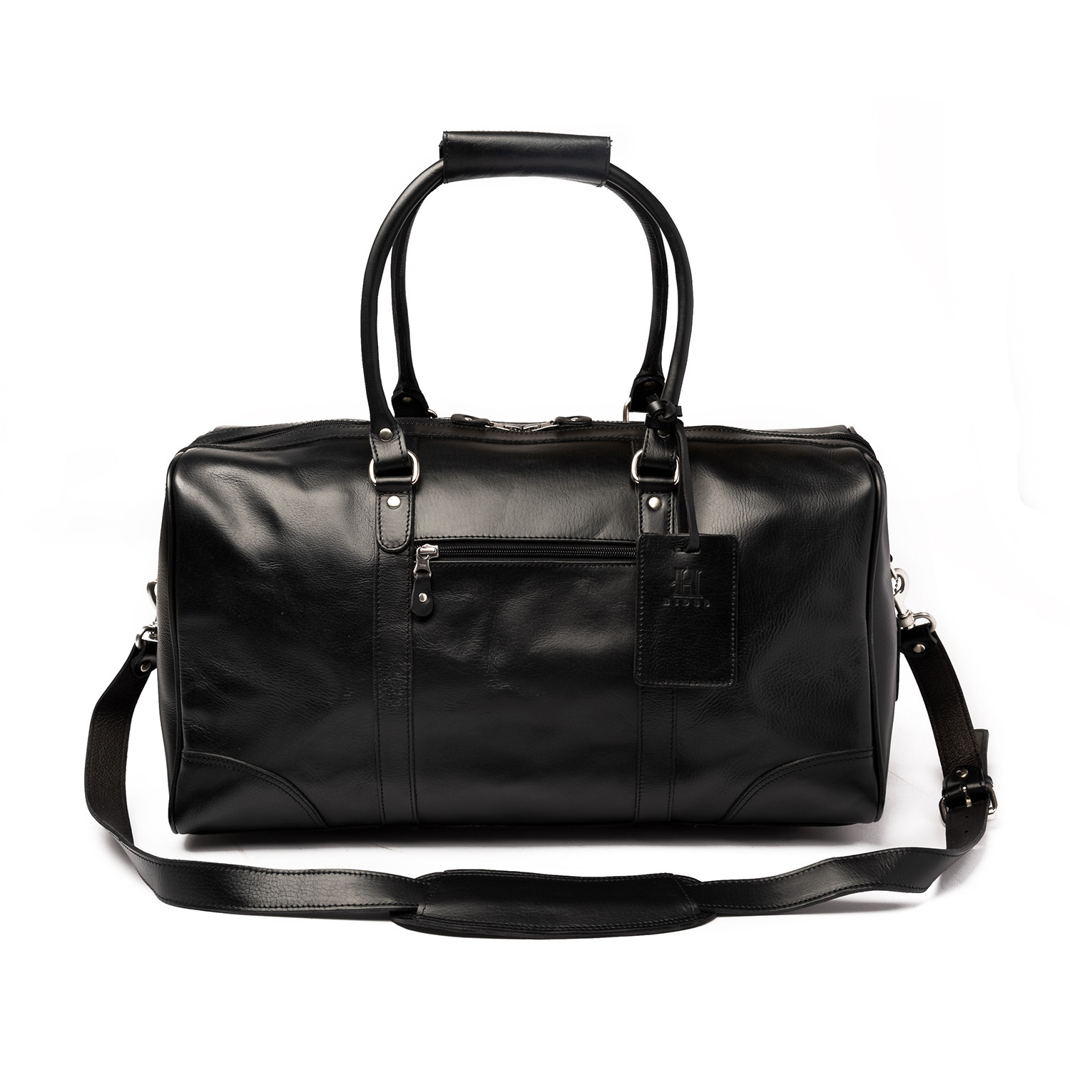 Tourist Leather Duffel Bag 19.5&quot; // Black - HIDES Canada - Touch of Modern