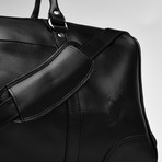 Tourist Leather Duffel Bag 19.5" // Black
