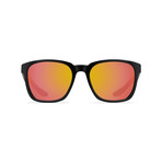 Unisex Recover EV0965 Sunglasses // Black + Red Mirror