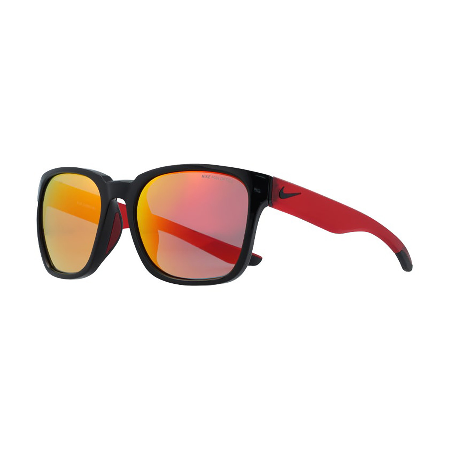 Unisex Recover EV0965 Sunglasses // Black + Red Mirror - Nike® - Touch ...