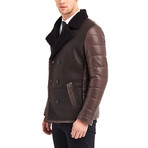 Ethan Leather Jacket // Brown (M)