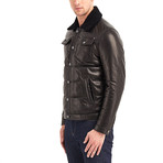 Gregory Leather Jacket // Black (3XL)