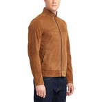 Alan Doubleface Leather Jacket // Tobacco (S)