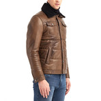 Gregory Leather Jacket // Brown (L)